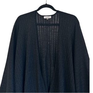 Calvin Klein | Black Shimmer Shawl / Wrap / Cape | One Size